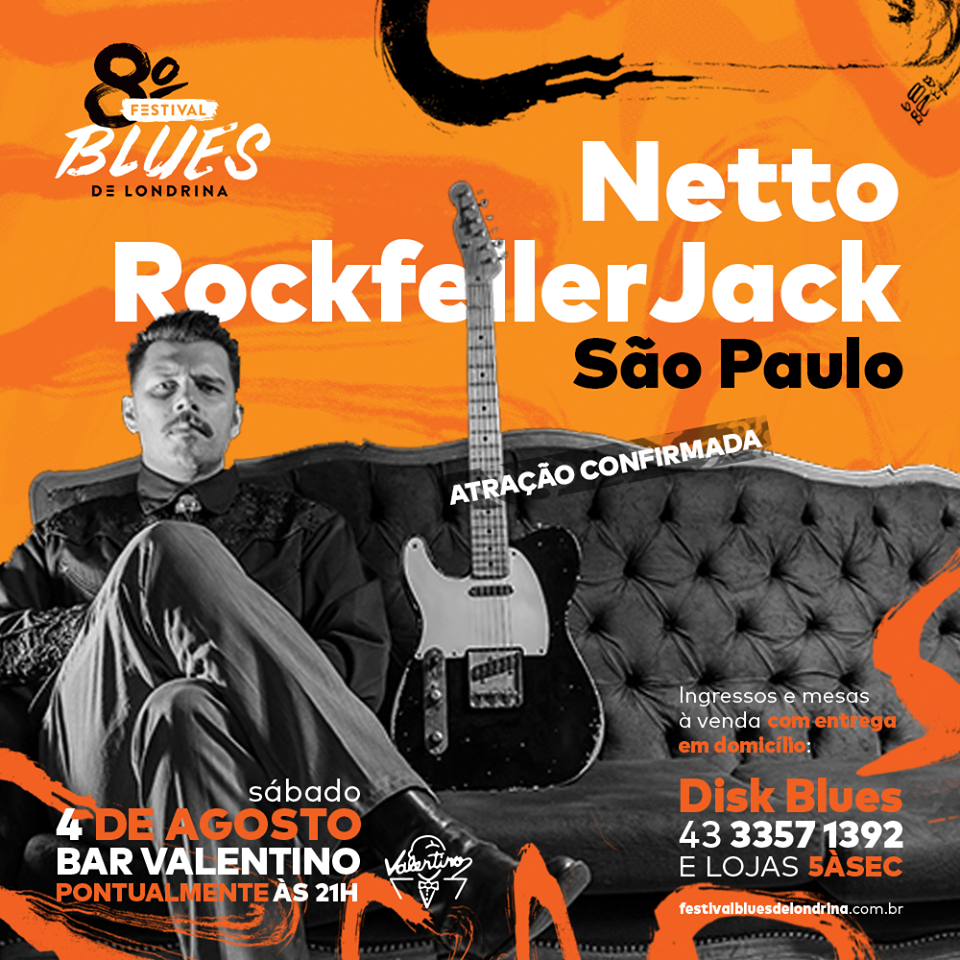 Netto Rockfeller Jack no 8º Festival de Blues de Londrina