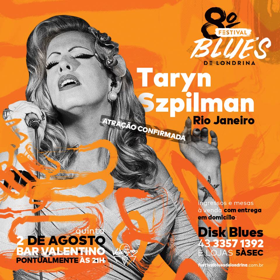 Taryn Szpilman no 8º Festival de Blues de Londrina