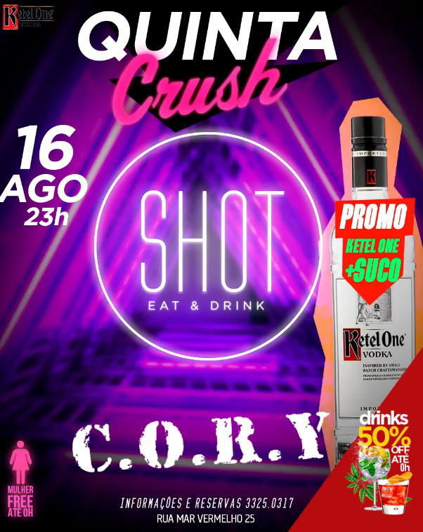 Shot, Eat & Drink - Quinta Crush