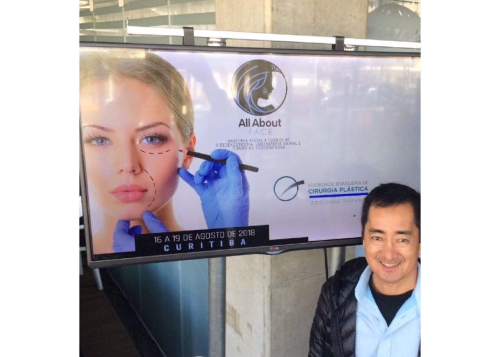 Dr. Evaldo Ogatta participou em Curitiba do All About Face