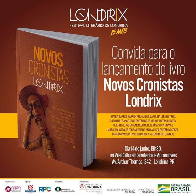 Lancamento livro cartaz